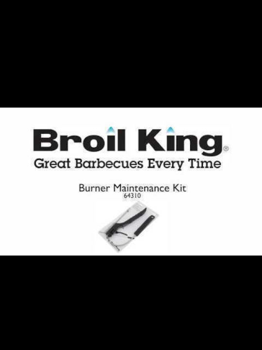 Broil King Set of 2 BBQ Tools with Sharpener and Brush 64310