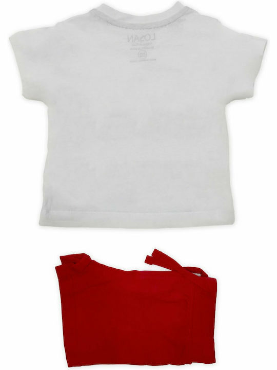 Kids Clothing Set with Shorts Summer 2 Pieces White