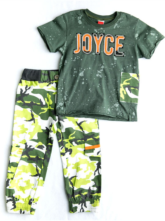 Joyce Set pentru copii cu Pantaloni Vara 2buc Verde