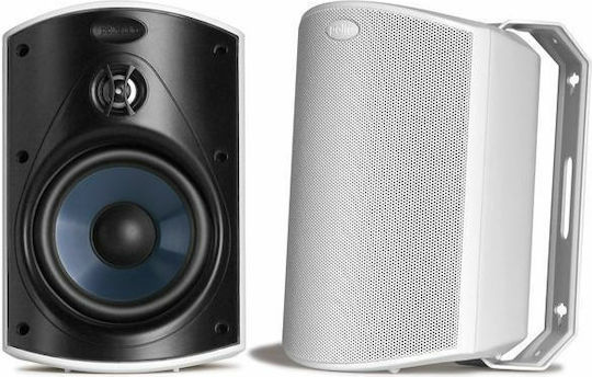 Polk Audio Atrium6 Παθητικά Επιτοίχια Ηχεία 100W (Ζεύγος) 19.5x22.2x26.7εκ. Λευκά