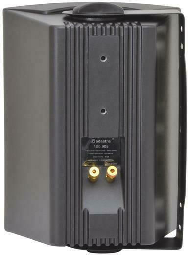 Adastra Passive Wall-mounted Speakers 60W BC6 (Pair) 28x22x22cm Black