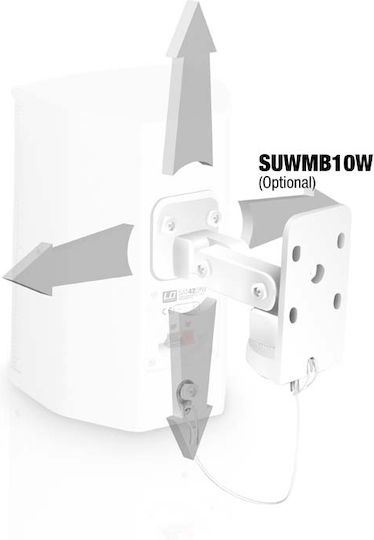 LD Systems SAT 42 G2 W Passiv Installationslautsprecher 60W Paar Weiße