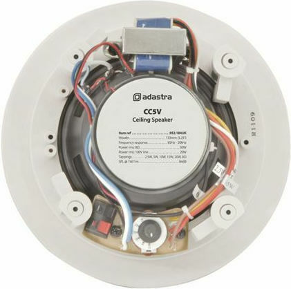 Adastra AD-CC5V Παθητικό Ηχείο Οροφής 50W (Τεμάχιο) Λευκό 952.184UK