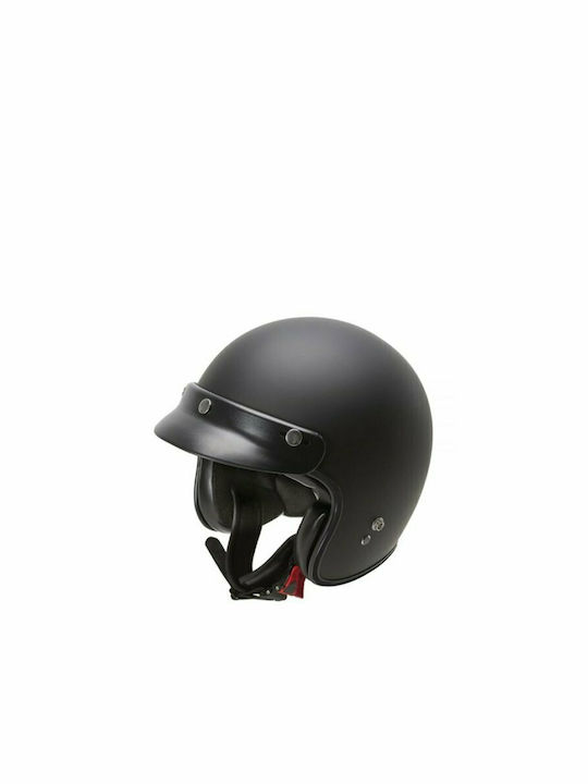 Garibaldi G02X Jet Helmet ECE 22.05 Glossy Black