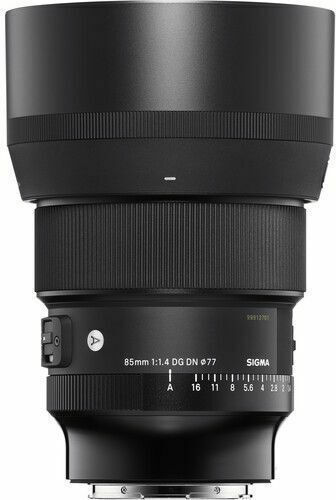 Sigma Full Frame Φωτογραφικός Φακός 85mm F1.4 DG DN Art Telephoto για Sony E Mount Μαύρος