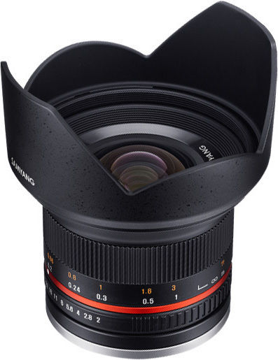 Samyang Crop Φωτογραφικός Φακός 12mm f/2.0 NCS CS Wide Angle για Sony E Mount Μαύρος