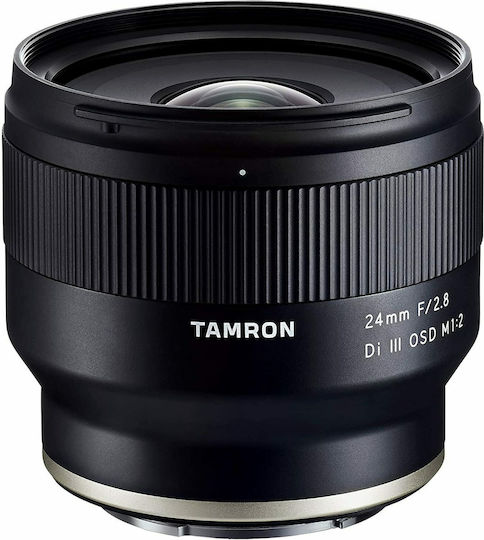 Tamron Full Frame Φωτογραφικός Φακός 24mm f/2.8 Di III OSD M1:2 Wide Angle για Sony E Mount Μαύρος