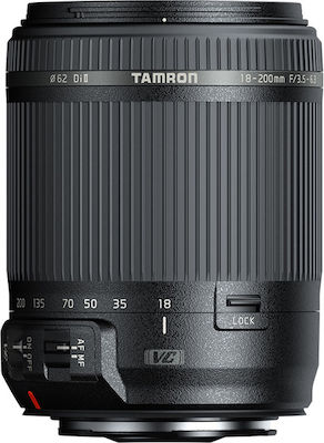 Tamron Crop Φωτογραφικός Φακός 18-200mm f/3.5-6.3 Di II VC Standard Zoom / Tele Zoom για Nikon F Mount Black