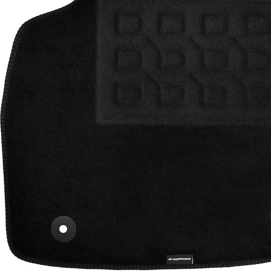 Cik Σετ Μπροστινά και Πίσω Πατάκια 4τμχ για Opel Astra 2004-2009 Μαύρα