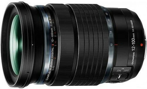 Olympus Crop Φωτογραφικός Φακός M.Zuiko Ed 12-100mm 1:4.0 Is PRO Standard Zoom για Micro Four Thirds (MFT) Mount Μαύρος