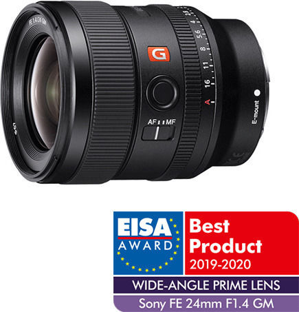 Sony Full Frame Φωτογραφικός Φακός FE 24mm f/1.4 GM Wide Angle για Sony E Mount Μαύρος
