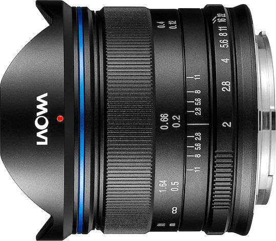 Laowa Crop Φωτογραφικός Φακός 7.5mm f/2 Fisheye / Wide Angle για Micro Four Thirds (MFT) Mount Μαύρος