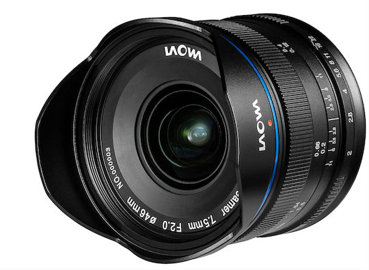 Laowa Crop Φωτογραφικός Φακός 7.5mm f/2 Fisheye / Wide Angle για Micro Four Thirds (MFT) Mount Μαύρος