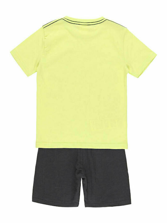 Boboli Kids Set with Shorts Summer 2pcs Yellow