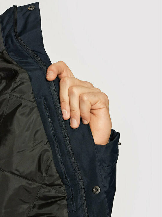 Dubliner Insulated 3 in 1 Winter Jacket Waterproof Navy Blue