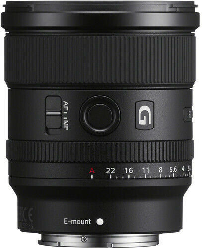 Sony Full Frame Φωτογραφικός Φακός FE 20 mm F1.8 G Wide Angle για Sony E Mount Μαύρος