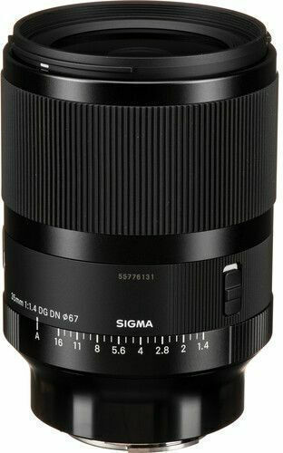 Sigma Voller Rahmen Kameraobjektiv 35mm f/1.4 DG DN Art Weitwinkel für Sony E Mount Black