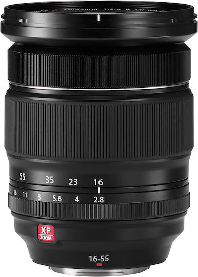 Fujifilm Crop Obiectiv Foto Fujinon XF 16-55mm f/2.8 R LM WR Zoom standard pentru Montura Fujifilm X Black
