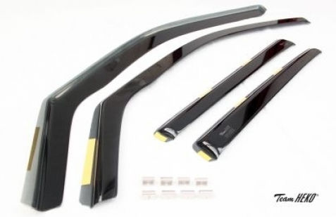 Heko Set deflectoare de vânt Dark Fime pentru Kia Optima 4buc