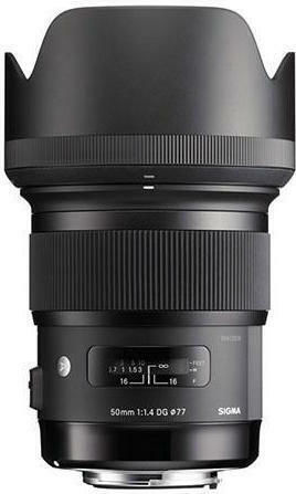 Sigma Full Frame Camera Lens 50mm f/1.4 DG HSM Art Fixed for Sony E Mount Black