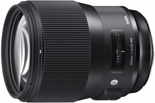 Sigma Full Frame Φωτογραφικός Φακός 135mm f/1.8 DG HSM Art Telephoto για Nikon F Mount Μαύρος