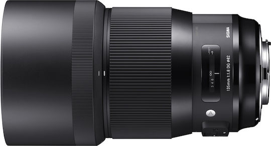 Sigma Full Frame Φωτογραφικός Φακός 135mm f/1.8 DG HSM Art Telephoto για Nikon F Mount Μαύρος