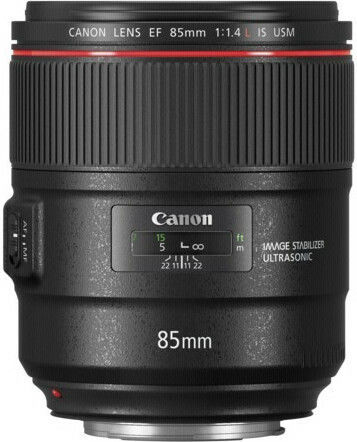 Canon Full Frame Φωτογραφικός Φακός 85mm f/1.4 L IS USM Telephoto για Canon EF Mount Μαύρος