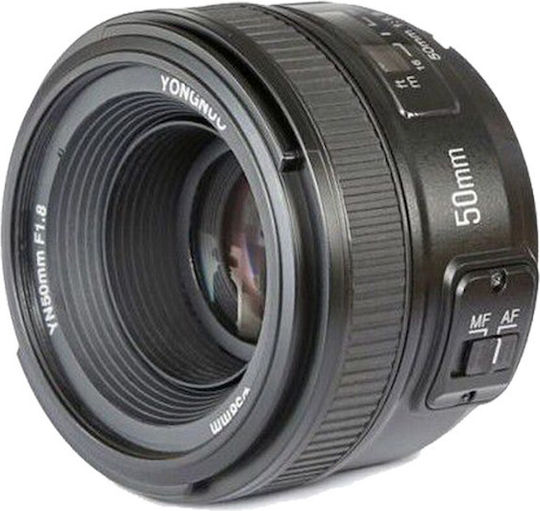 Yongnuo Full Frame Camera Lens YN 50mm f/1.8 Fixed for Canon EF Mount Black