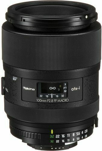 Tokina Cadru complet Obiectiv Foto atx-i 100mm f/2.8 FF Teleobiectiv / Macro pentru Montura Nikon F Black