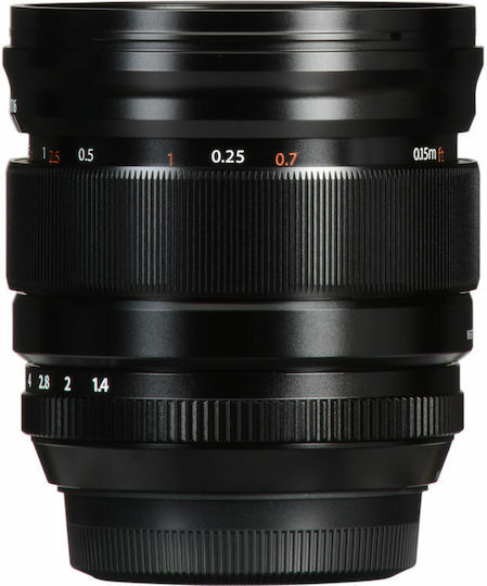 Fujifilm Crop Φωτογραφικός Φακός Fujinon XF 16mm f/1.4 R WR Wide Angle για Fujifilm X Mount Μαύρος