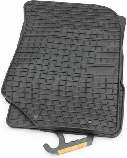 Frogum Set of Front and Rear Mats 4pcs for Peugeot 2008 2008 Black