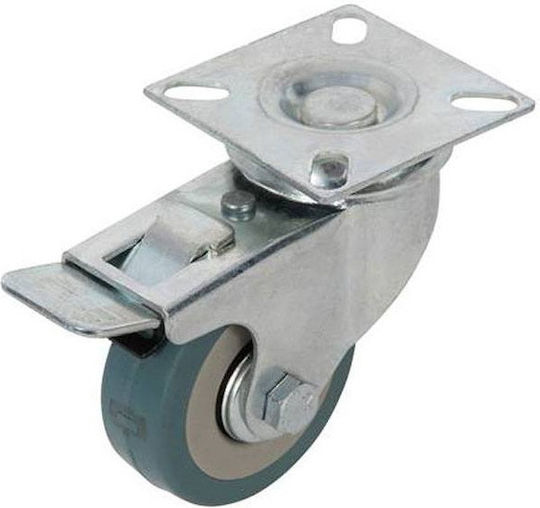 FFG Furniture Wheel made of Metal in Gray Color 7.5x7.5cm