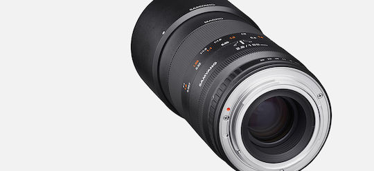 Samyang Voller Rahmen Kameraobjektiv 100mm f/2.8 ED UMC Teleobjektiv / Makro für Nikon F Mount Black