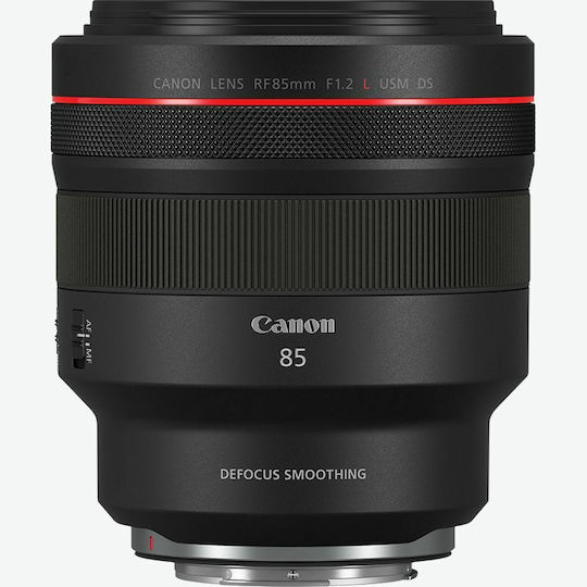 Canon Full Frame Φωτογραφικός Φακός RF 85mm f/1.2L USM DS Telephoto για Canon RF Mount Μαύρος
