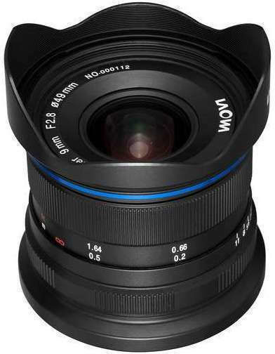 Laowa Crop Camera Lens 9mm f/2.8 Zero-D Fisheye / Wide Angle for Fujifilm X Mount Black