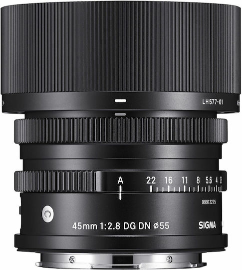 Sigma Full Frame Φωτογραφικός Φακός 45mm f/2.8 DG DN Contemporary Σταθερός για Sony E Mount Μαύρος
