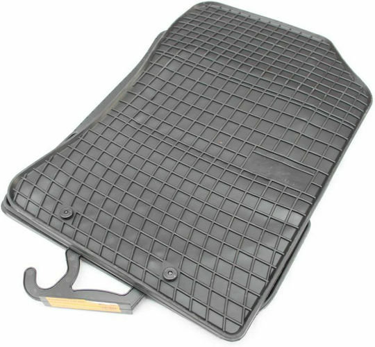 Frogum Set of Front and Rear Mats 4pcs for Citroen C3 2009-2015 Black
