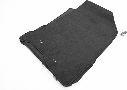 Petex Set of Front and Rear Mats 4pcs for Renault Laguna 2001-2007 Black