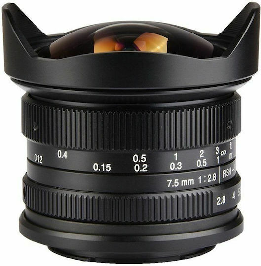 7artisans Crop Φωτογραφικός Φακός Photoelectric 7.5mm f/2.8 Mark II Fisheye / Wide Angle για Sony E Mount Μαύρος