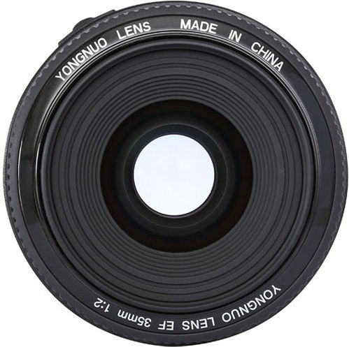 Yongnuo Full Frame Camera Lens 35mm f/2 Wide Angle for Nikon F Mount Black