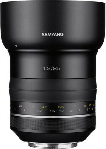 Samyang Full Frame Φωτογραφικός Φακός XP 85mm f/1.2 Telephoto για Canon EF Mount Μαύρος