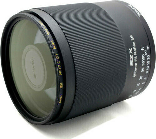 Tokina Full Frame Φωτογραφικός Φακός SZX 400mm f/8 Reflex MF Telephoto για Sony E Mount Μαύρος