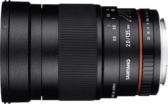 Samyang Full Frame Camera Lens 135mm f/2.0 ED UMC Telephoto for Sony E Mount Black