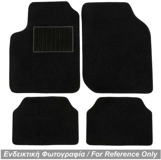 Cik Set of Front and Rear Mats 3pcs for Ford Transit Black
