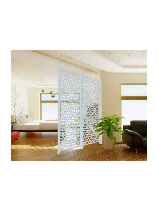 Garden Trellis Mosaic Made of Plastic in White Colour 100x200cm