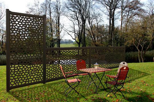 Spalier Gartengemälde aus Kunststoff in Braune Farbe 100x200cm