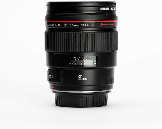 Canon Full Frame Φωτογραφικός Φακός 35mm f/1.4 L II USM Wide Angle για Canon EF Mount Μαύρος