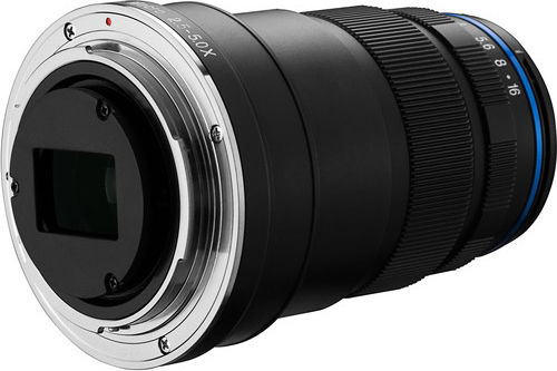 Laowa Crop Camera Lens 25mm F2.8 2.5-5x Ultra Wide Angle / Macro for Canon EF Mount Black