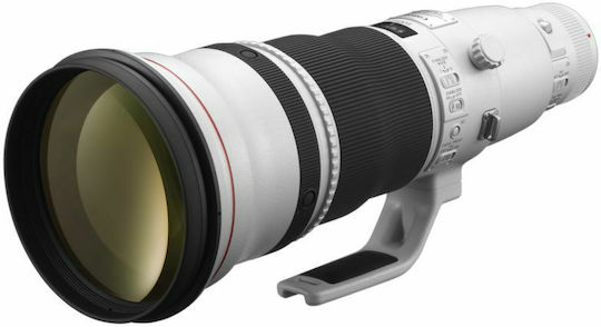 Canon Пълен кадър Фотообектив 600mm F/4L IS Телефото за Канон РФ Монтаж White