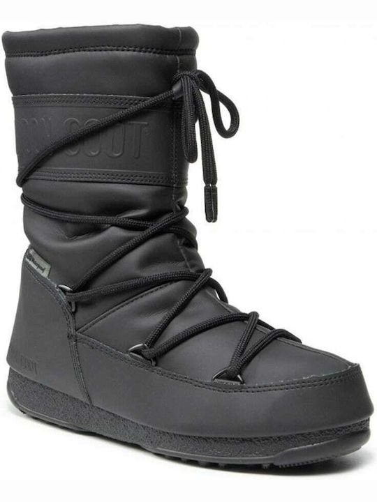 Moon Boot Damenstiefel Schwarz